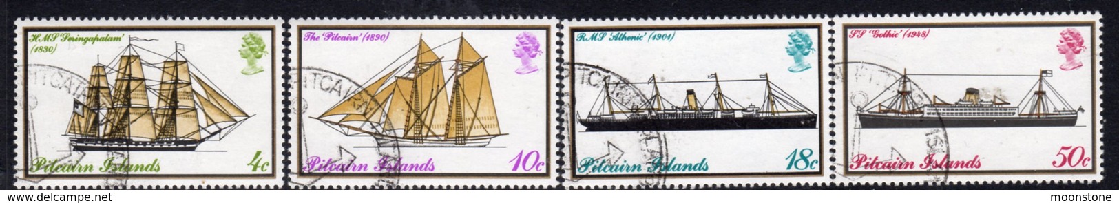 Pitcairn QEII 1975 Mailboats Set Of 4, Used, SG 157/60 - Pitcairn Islands