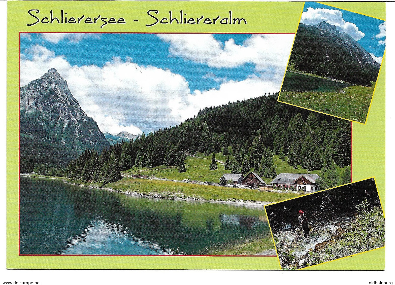 3002l: AK Schliereralm Mit Schliereralmsee, Ungelaufen - Tamsweg