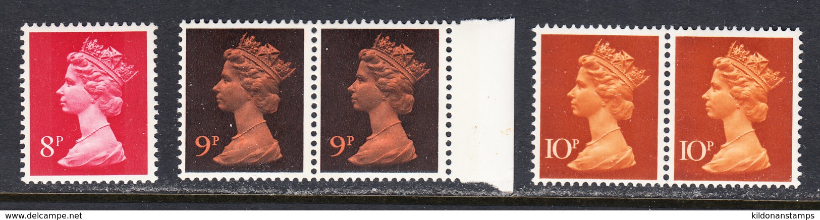 Great Britain 1971-73 Machin, Mint No Hinge, Sc# ,SG - Machin-Ausgaben