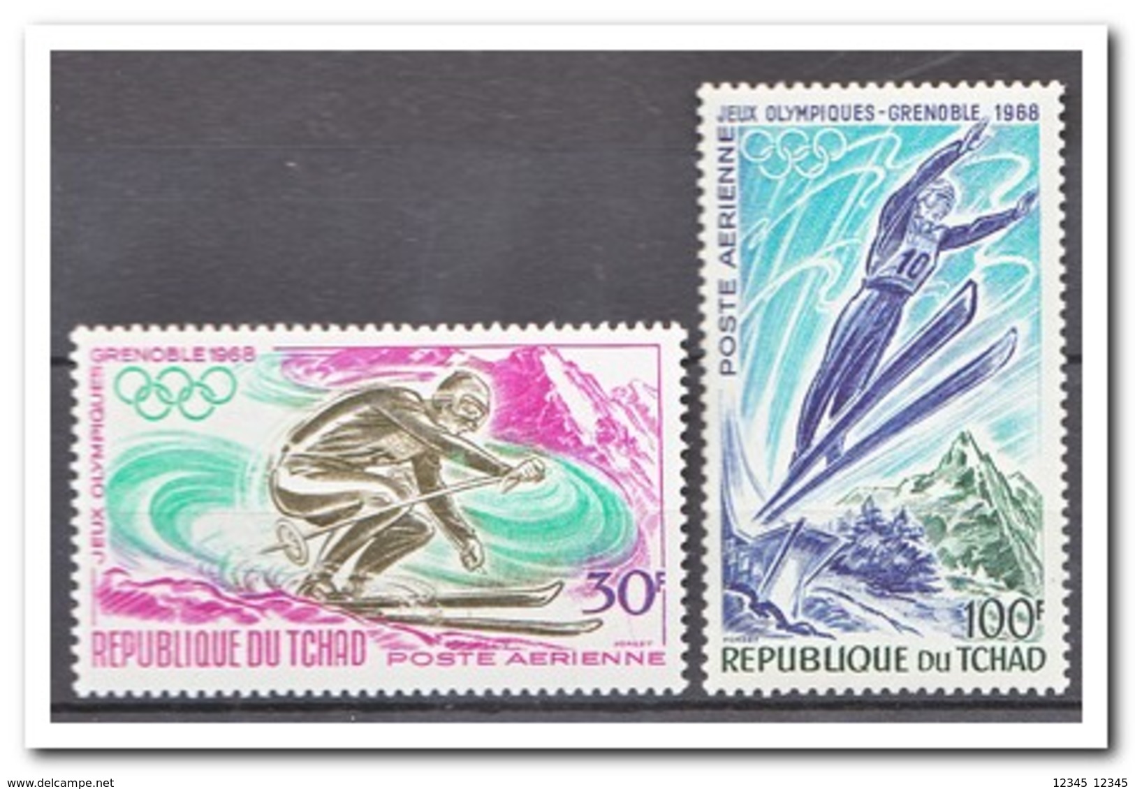 Tsjaad 1968, Postfris MNH, Olympic Winter Games - Tsjaad (1960-...)