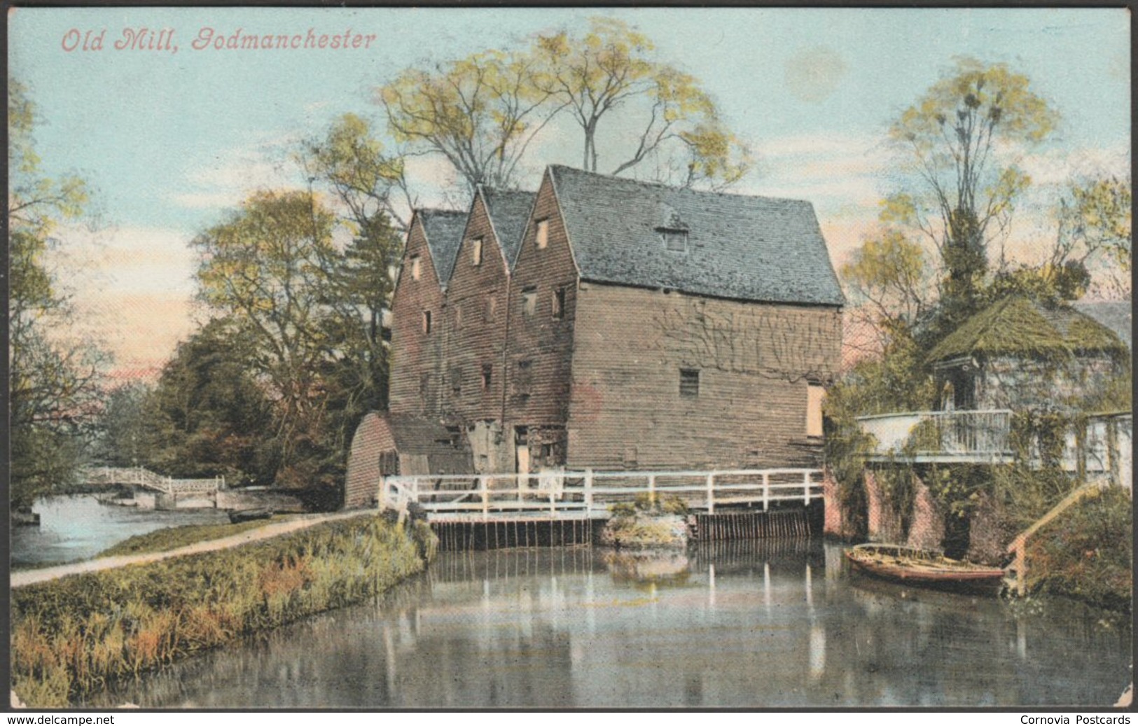 Old Mill, Godmanchester, Huntingdonshire, C.1905 - Valentine's Postcard - Huntingdonshire
