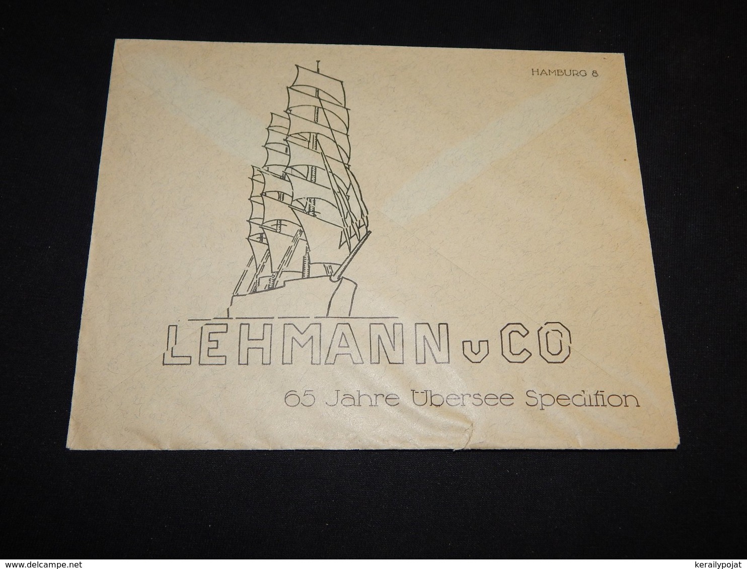 Germany 1930's? Schiffspost Reinhart L-M Russ Ship Mail Cover__(L-27258) - Briefe U. Dokumente
