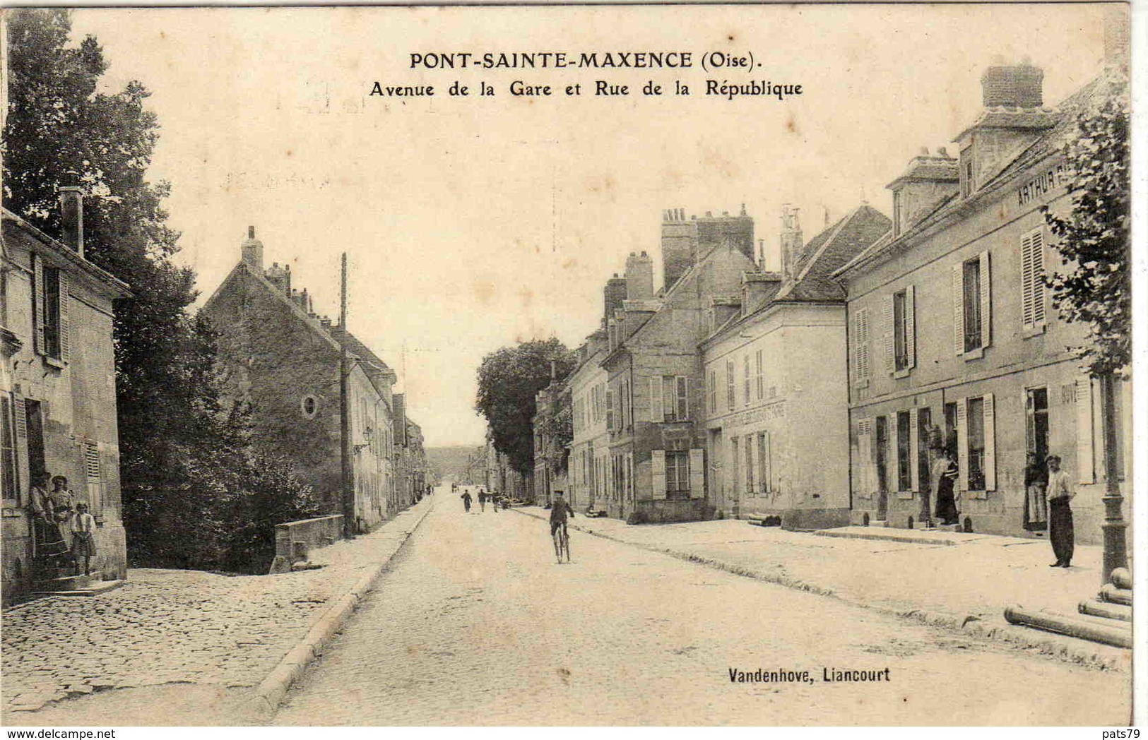 PONT -SAINT-MAXENCE - Avenue De La Gare Et Rue De La République - Pont Sainte Maxence