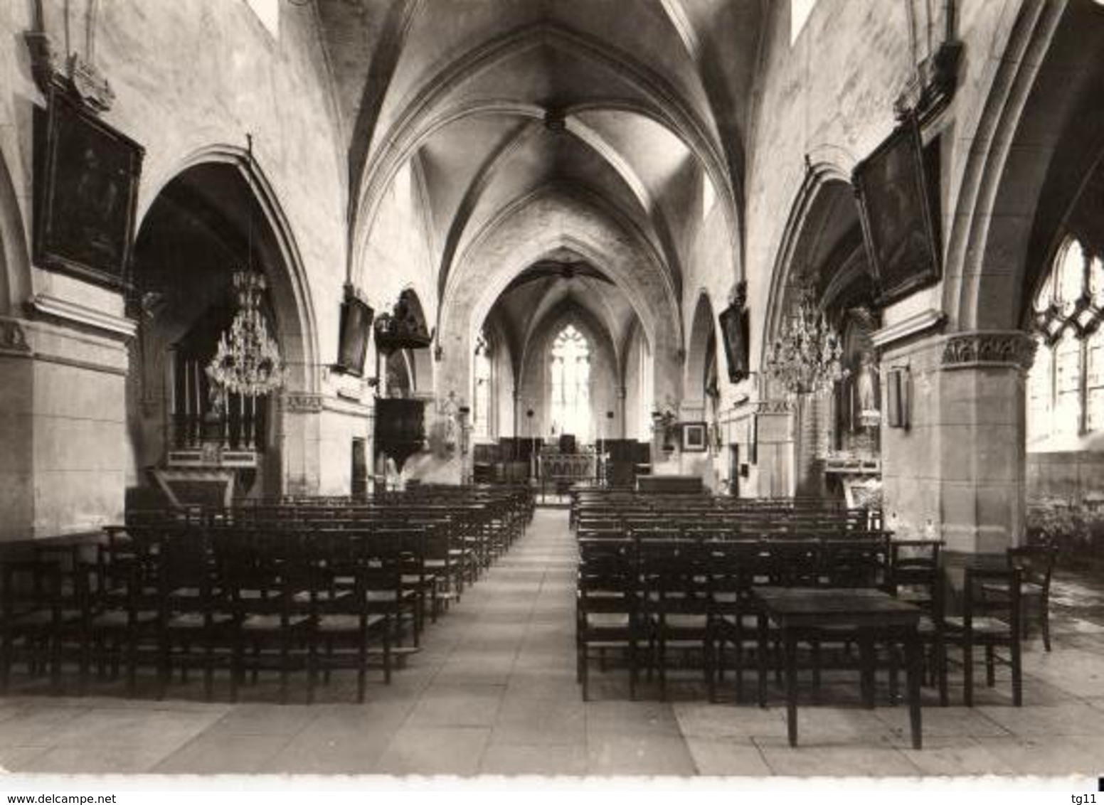 42 - SAINT ANDRÉ D'APCHON - L'INTÉRIEUR DE L'ÉGLISE - Autres & Non Classés