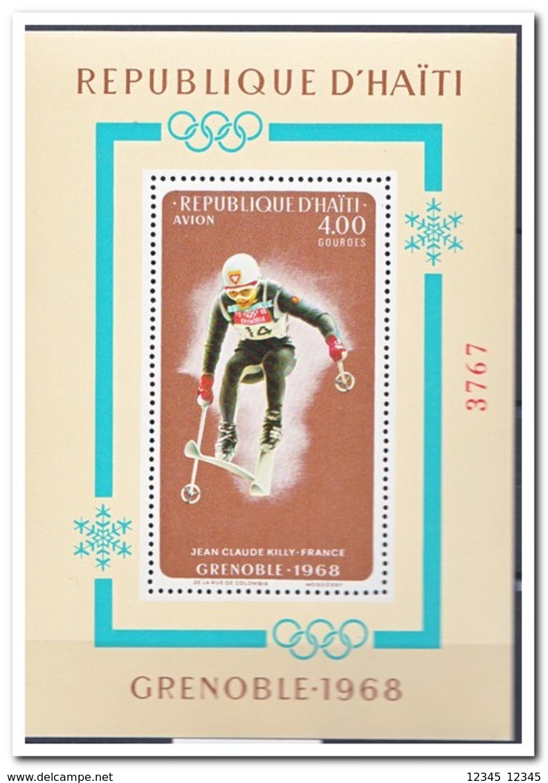 Haiti 1968, Postfris MNH, Olympic Winter Games - Haïti