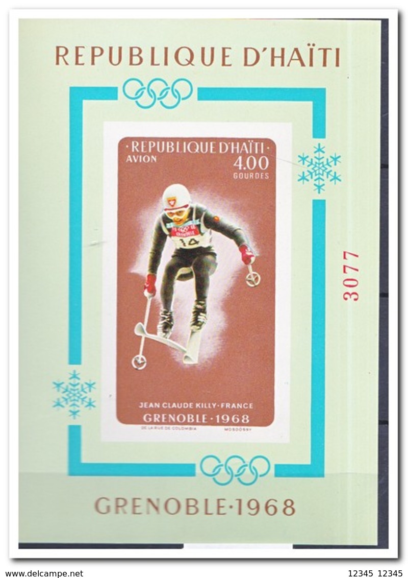 Haiti 1968, Postfris MNH, Olympic Winter Games - Haïti