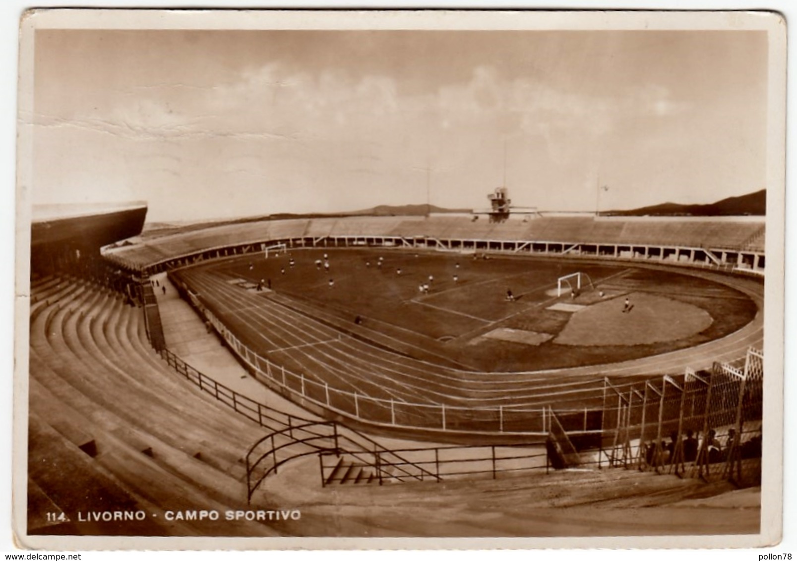 114 - LIVORNO - CAMPO SPORTIVO - 1942 - CALCIO - STADIO - Vedi Retro - Calcio