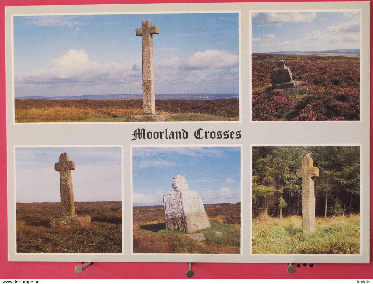 Visuel Très Peu Courant - Angleterre - Moorland Crosses - North York Moors National Park - Scans Recto-verso - York