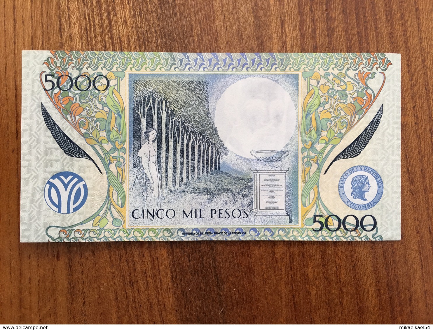 COLOMBIA 5000 Pesos - P 452 - 6 De Junio De 2003 - UNC - Colombie
