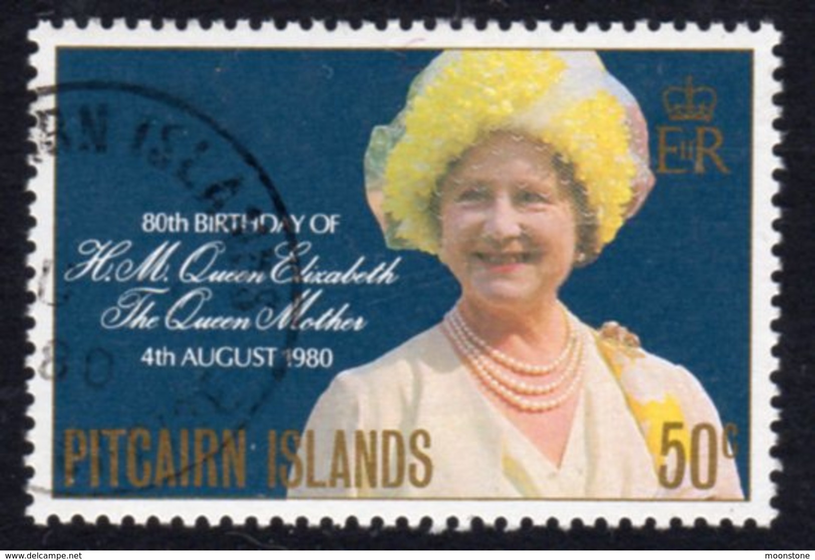 Pitcairn QEII 1980 Queen Mother 80th Birthday, Used, SG 206 - Pitcairn Islands