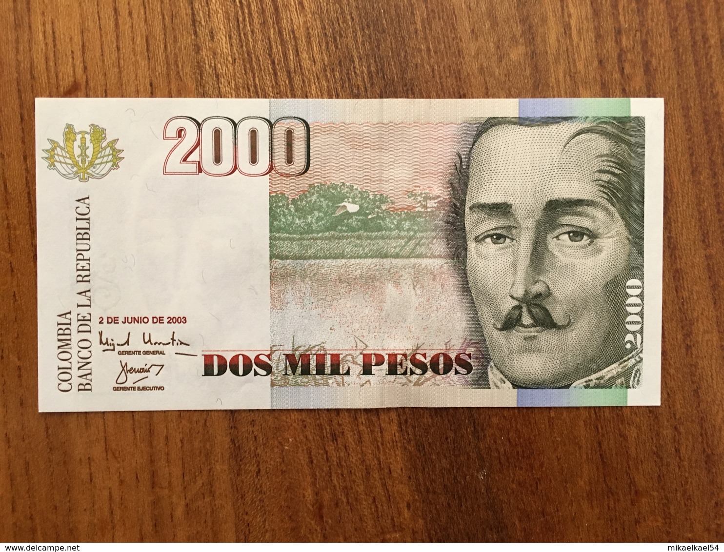 COLOMBIA 2000 Pesos - P 451g - 2 De Junio De 2003 - UNC - Colombie