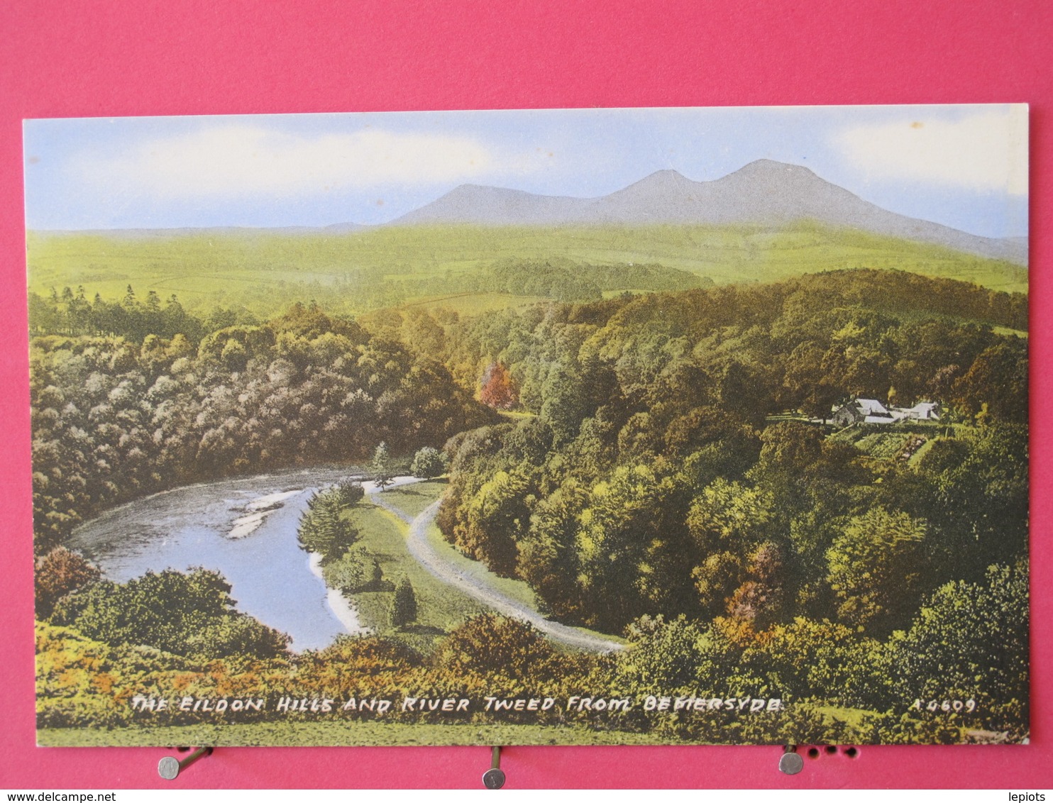 Visuel Très Peu Courant - Ecosse - The Eildon Hills And River Tweed From Bemersyde - Scans Recto-verso - Peeblesshire