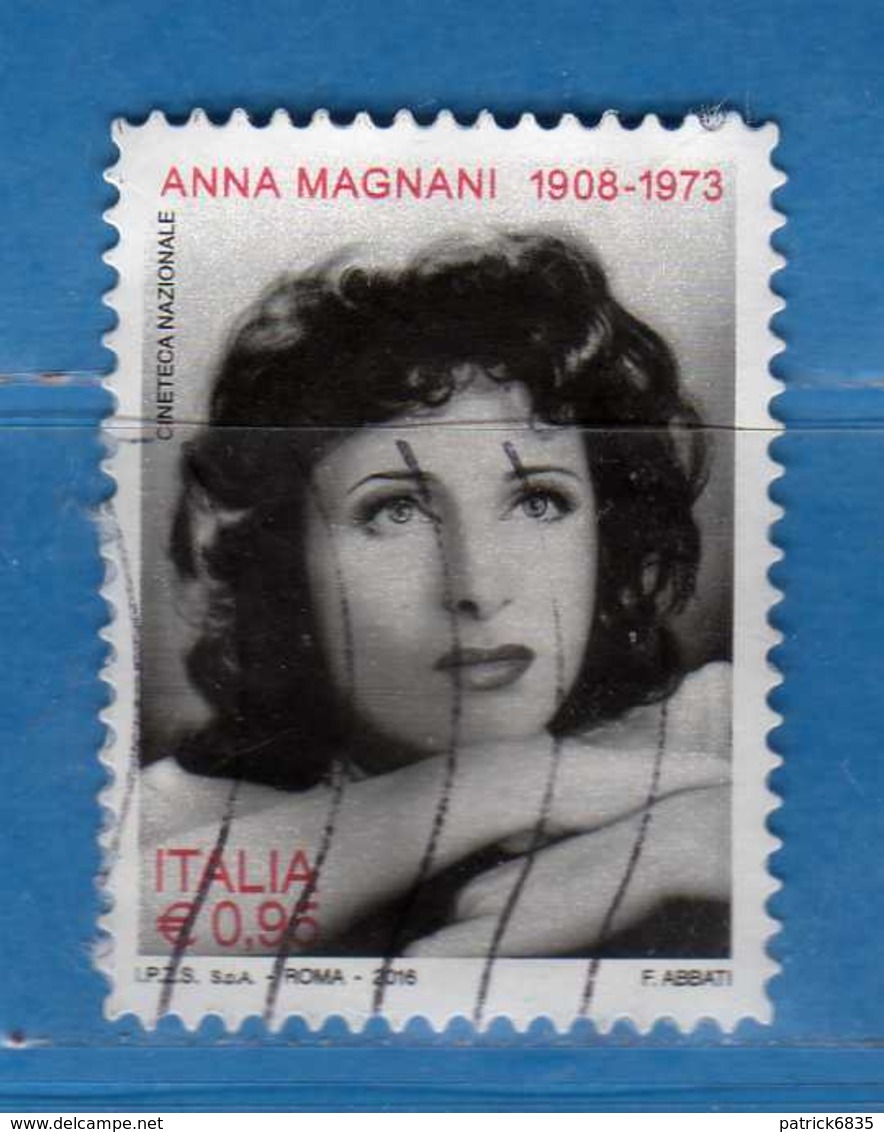 Italia ° - 2016 - ANNA MAGNANI.   USATO, Vedi Descrizione. - 2011-20: Usati