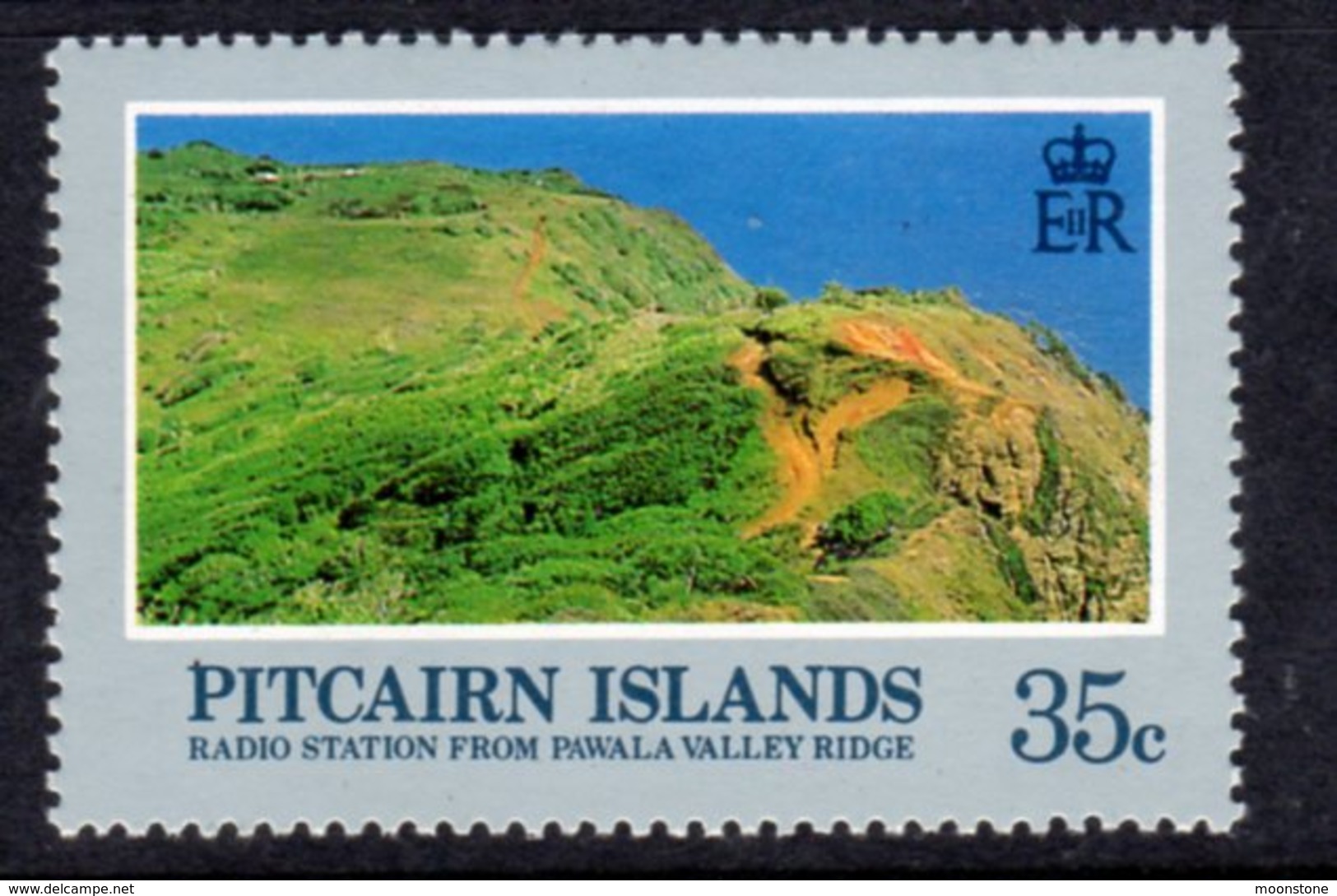 Pitcairn QEII 1981 Landscapes 35c Value, Wmk. Crown To Right Of CA, MNH, SG 214w - Pitcairn Islands