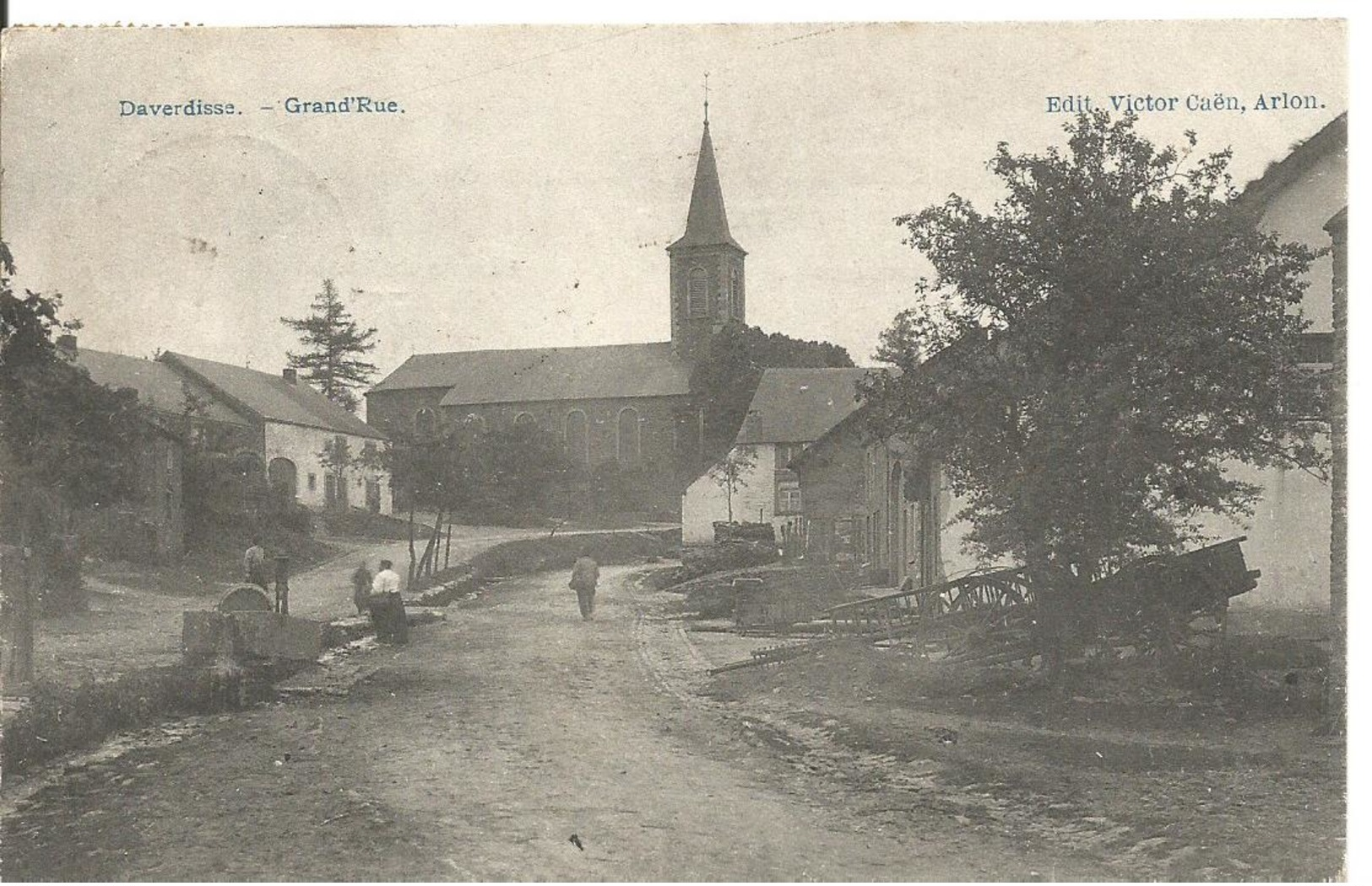 Daverdisse Grand Rue  Voyagée En 1912 - Daverdisse