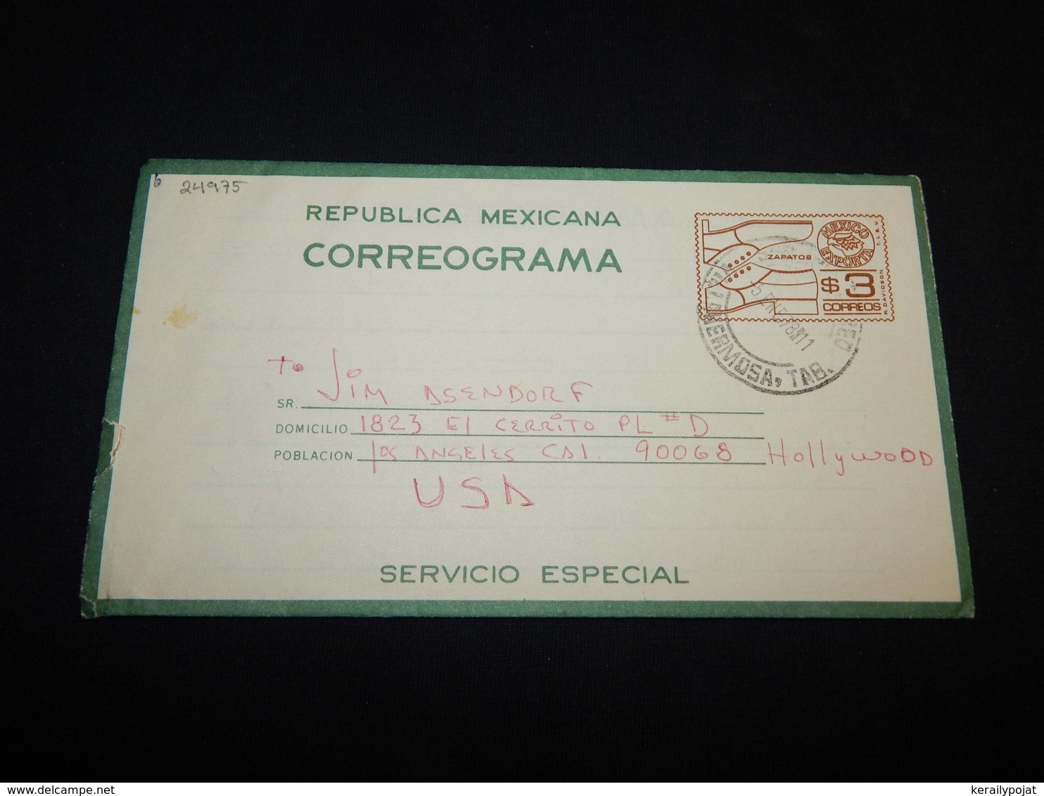 Mexico 1978 3$ Aerogram To USA__(L-24975) - Mexique