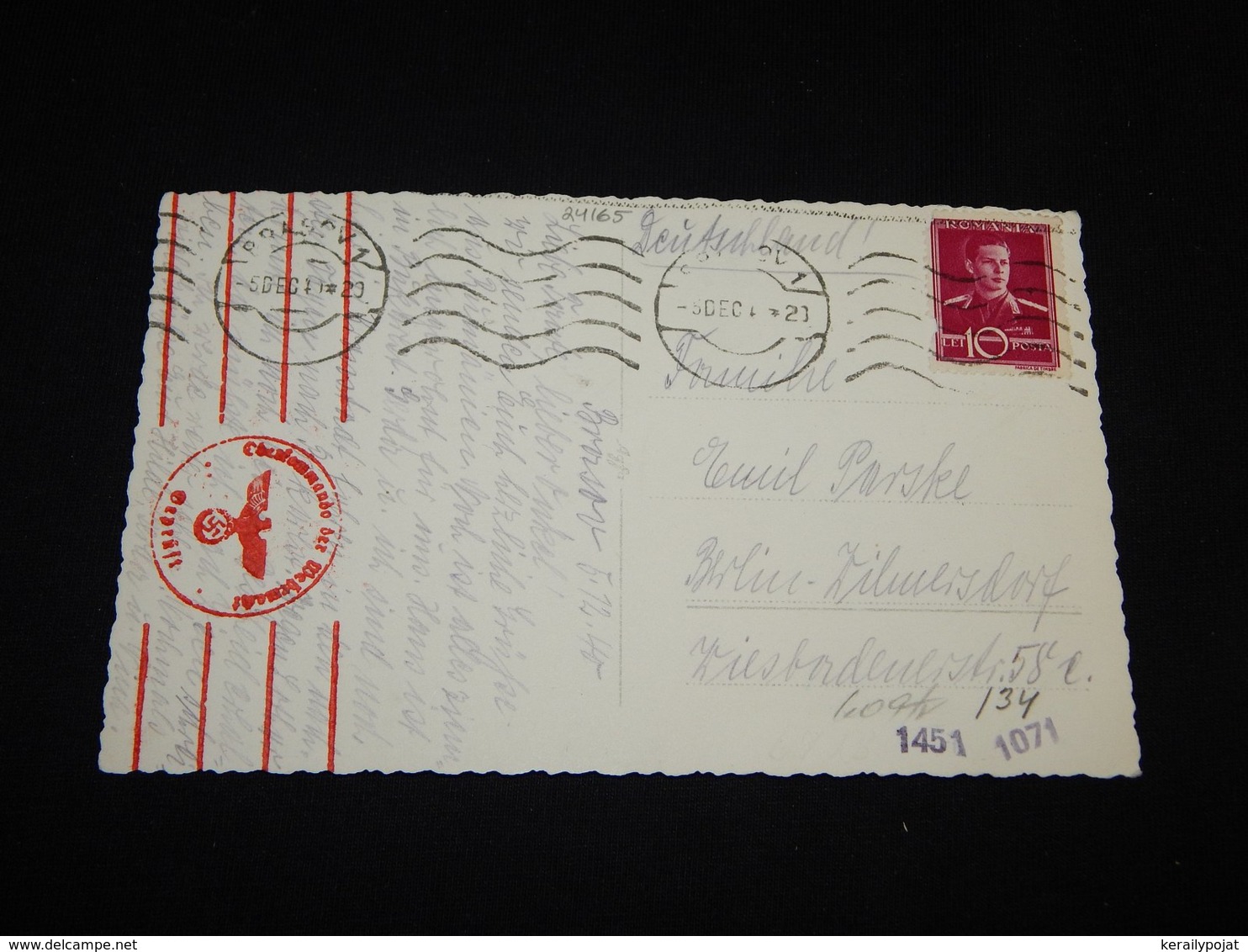 Romania 1940 Brașov Censored Card To Germany__(L-24165) - Covers & Documents