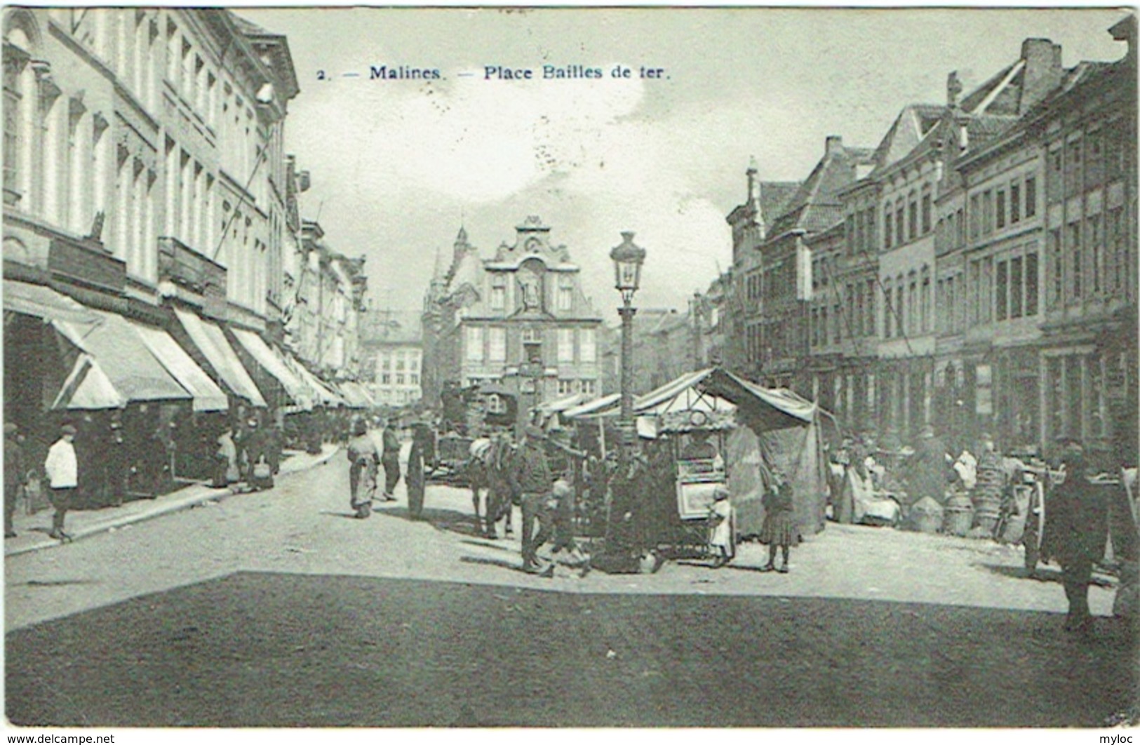 Malines. Mechelen. Place Bailles De Fer. - Mechelen