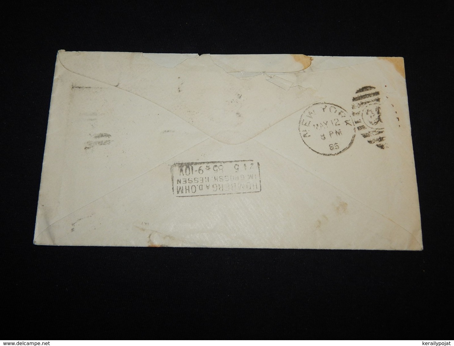 USA 1885 Brooklyn S.S. Fulda Ship Mail Cover__(L-27139) - Brieven En Documenten