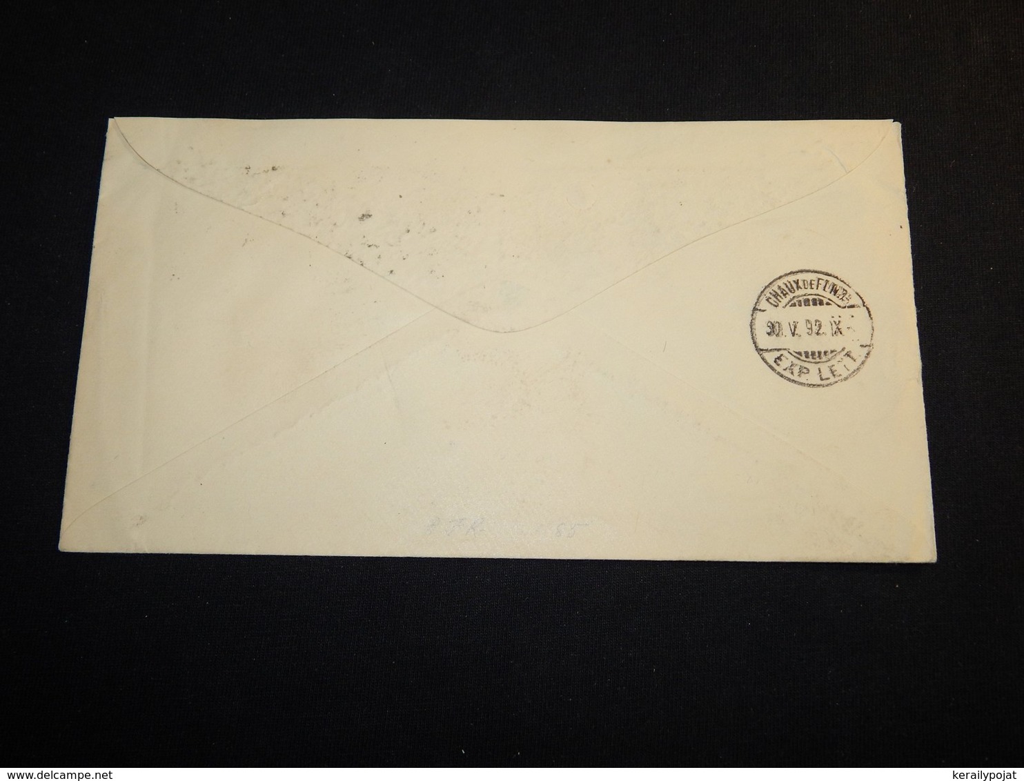 USA 1892 New York Ship Mail Station Envelope To Switzerland__(L-27141) - ...-1900