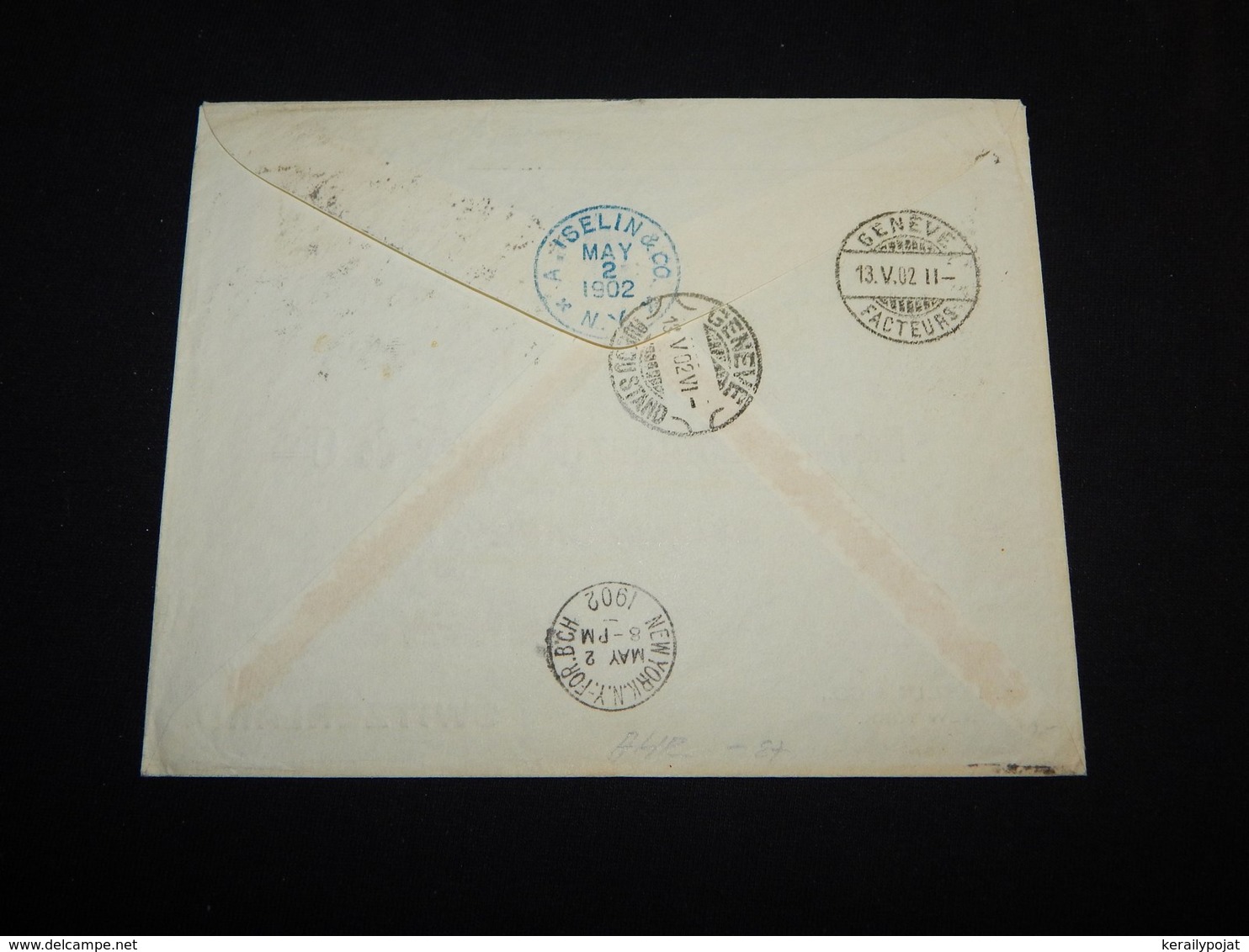 USA 1902 New York Steamer Umbia Ship Mail Cover__(L-27238) - Lettres & Documents