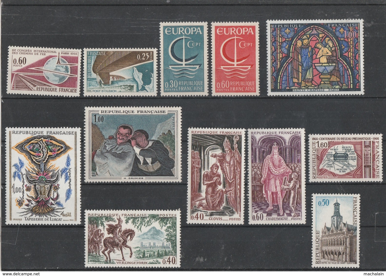 FRANCE Années complètes 1960 à 1970 Neufs** Luxe - Côte = 469€ - 29 scans