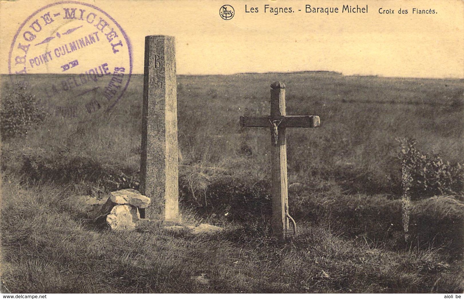 Les Fagnes. - Baraque Michel. Croix Des Fiancés. - Jalhay