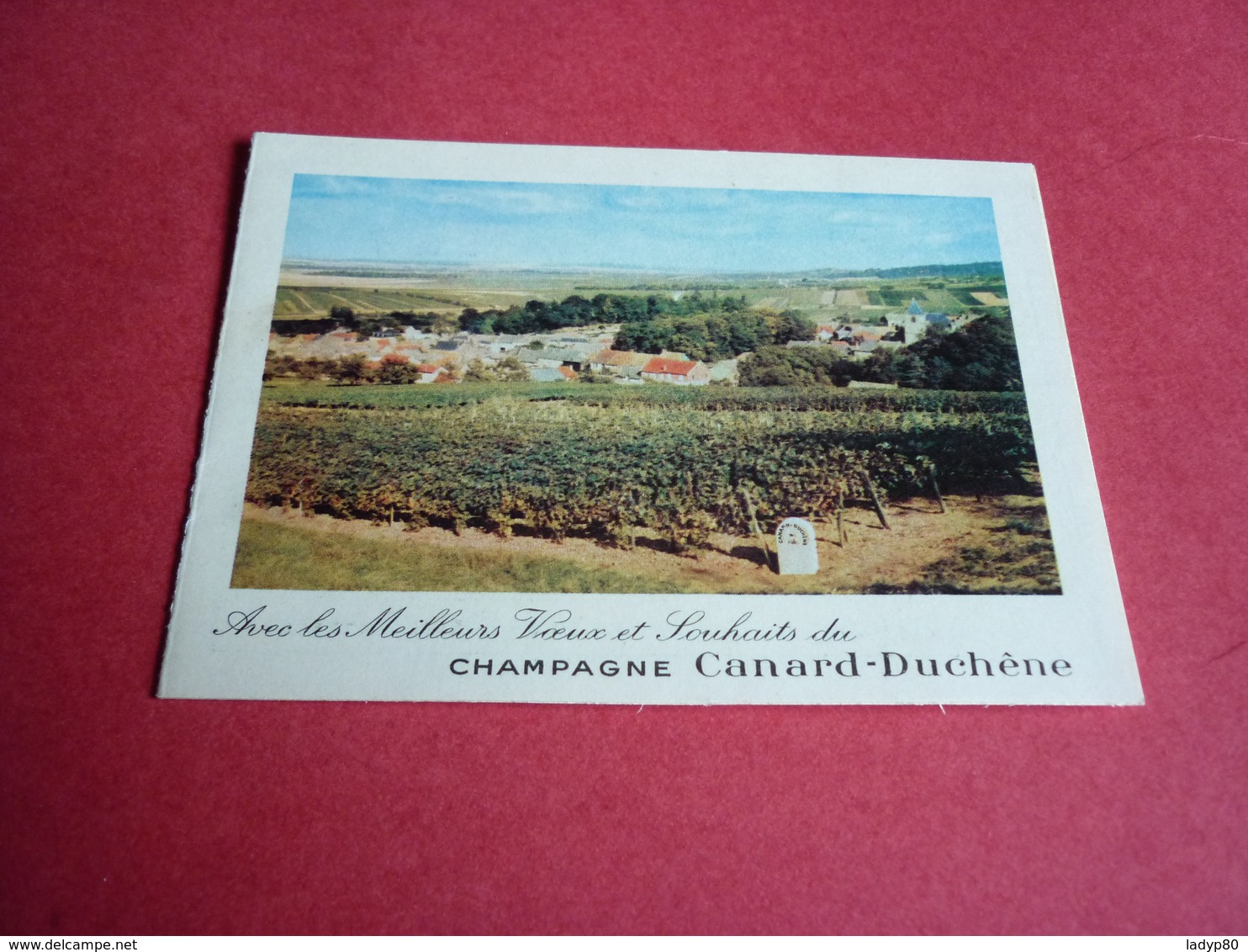 3/176 Petit Calendrier Ouvrant Champagne Canard-Duchêne Ludes 1956 - Petit Format : 1941-60