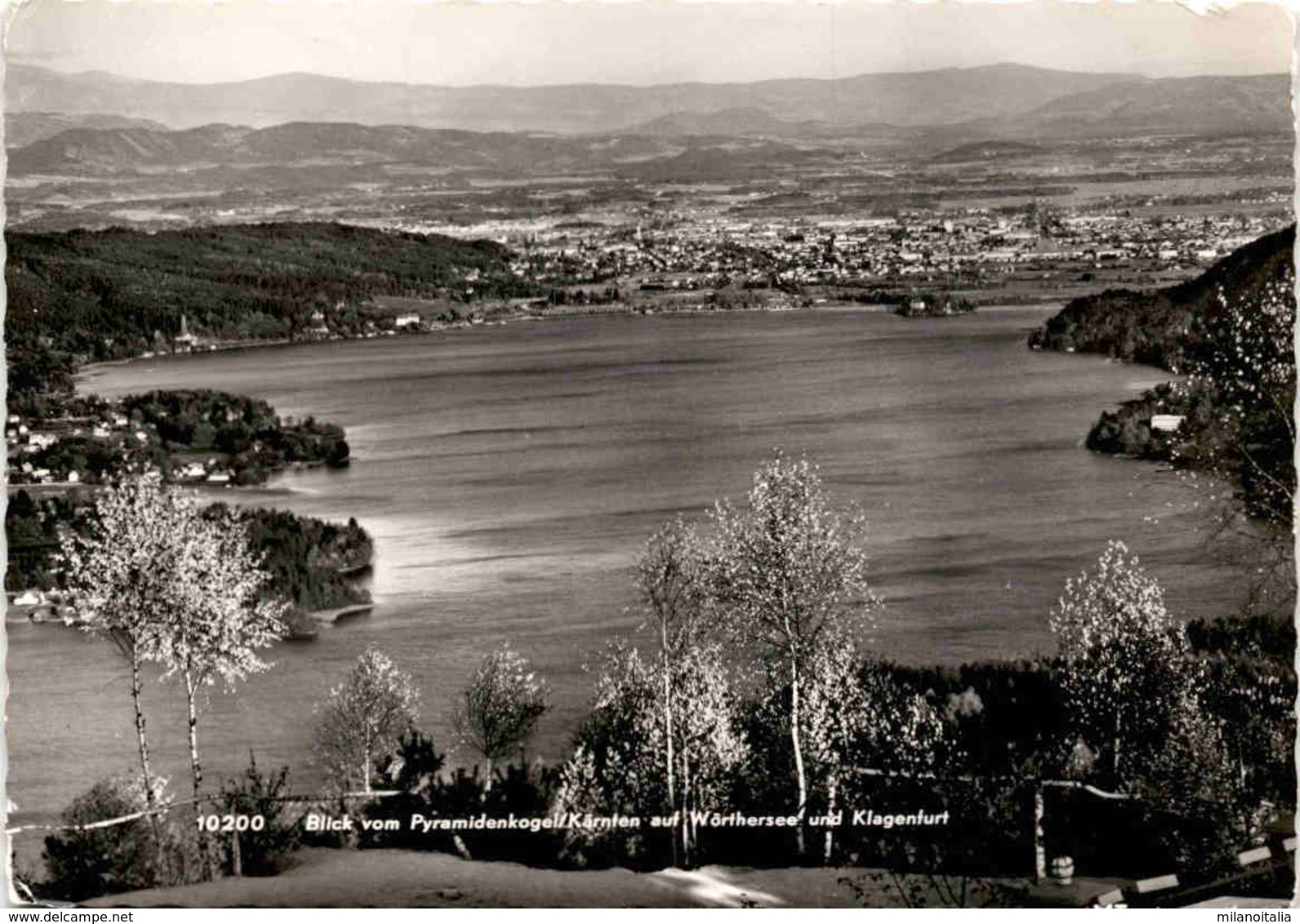 Blick Vom Pyramidenkogel, Kärnten Auf Wörthersee Und Klagenfurt (10200) - Sonstige & Ohne Zuordnung