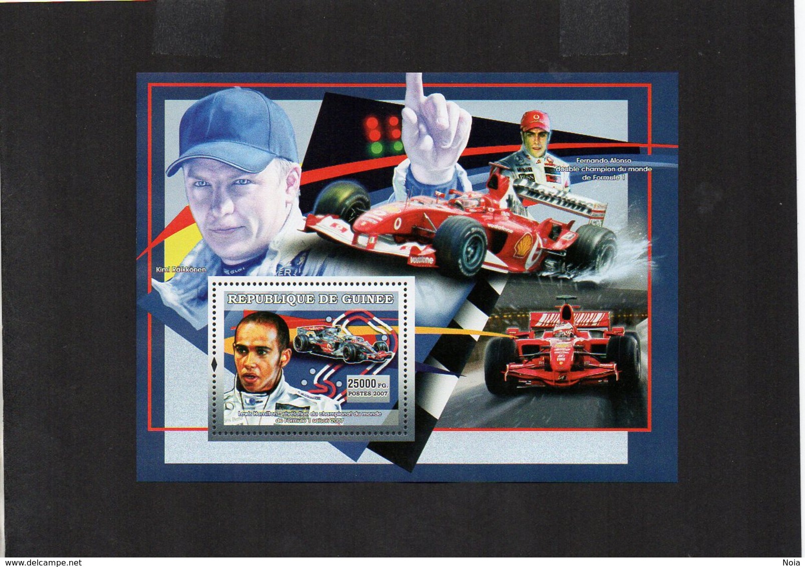 GUINEA. SPORTS. F1. LEWIS HAMILTON. MNH (4R1412) - Cars