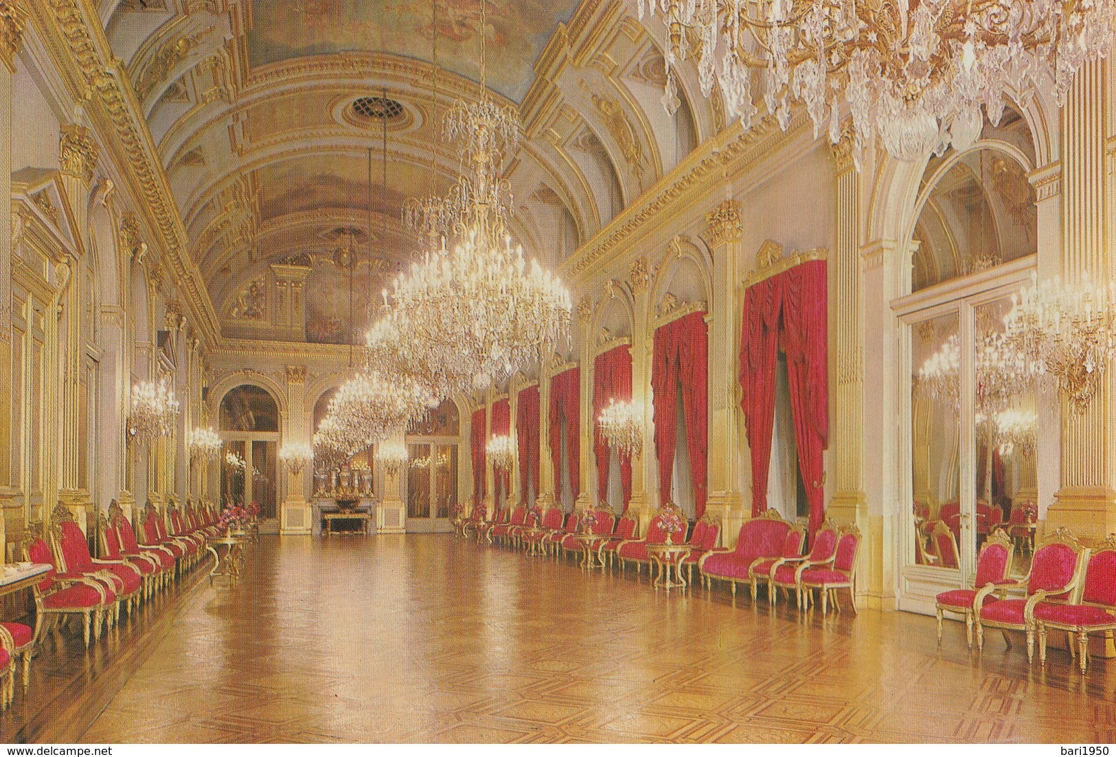 12 POSTKAART- cartoline formato grande del Palazzo Reale di Bruxelles