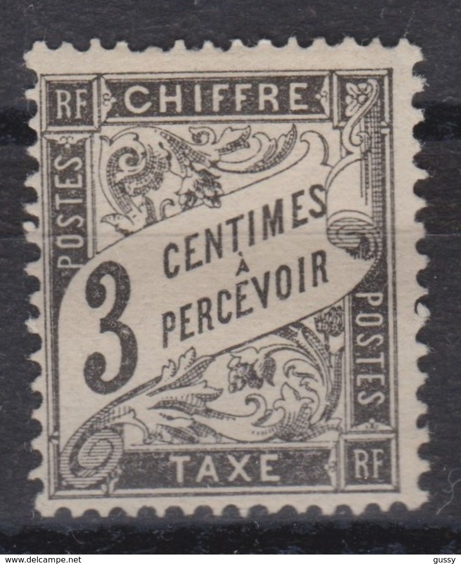 FRANCE  TAXE  1881-92:   Le Y&T 12 Neuf (*) - 1859-1959 Neufs