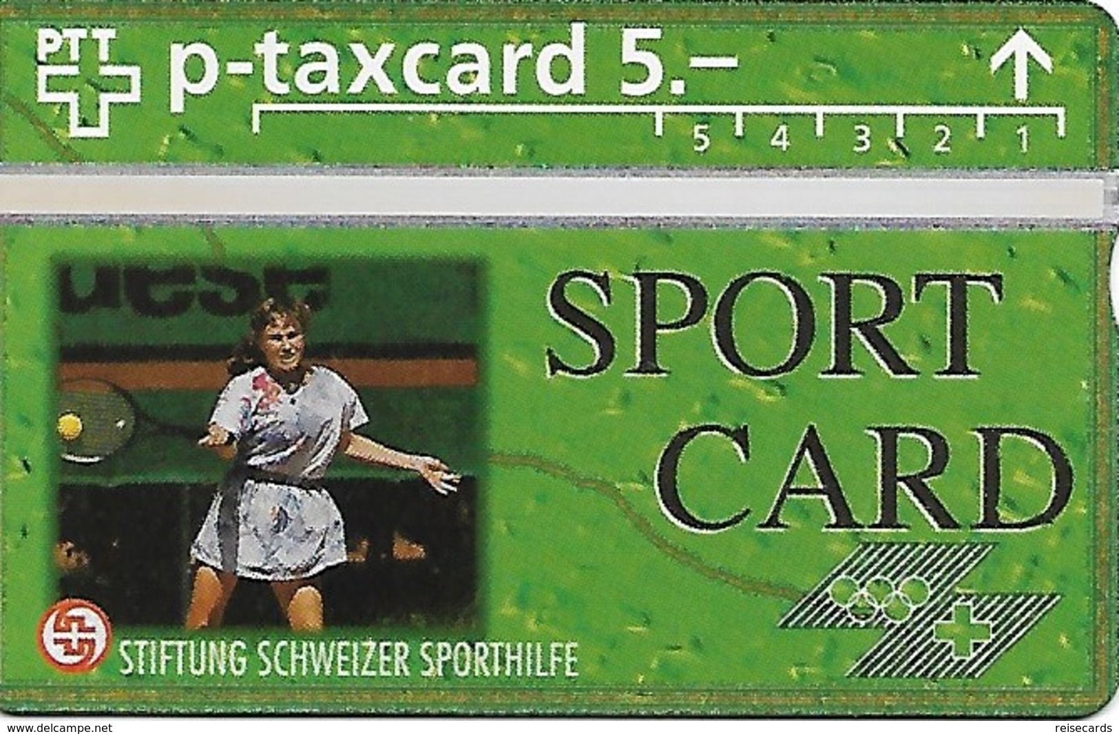 PTT-p: KP-93/56E 401L Stiftung Schweizer Sporthilfe - Sportcard Tennis - Schweiz