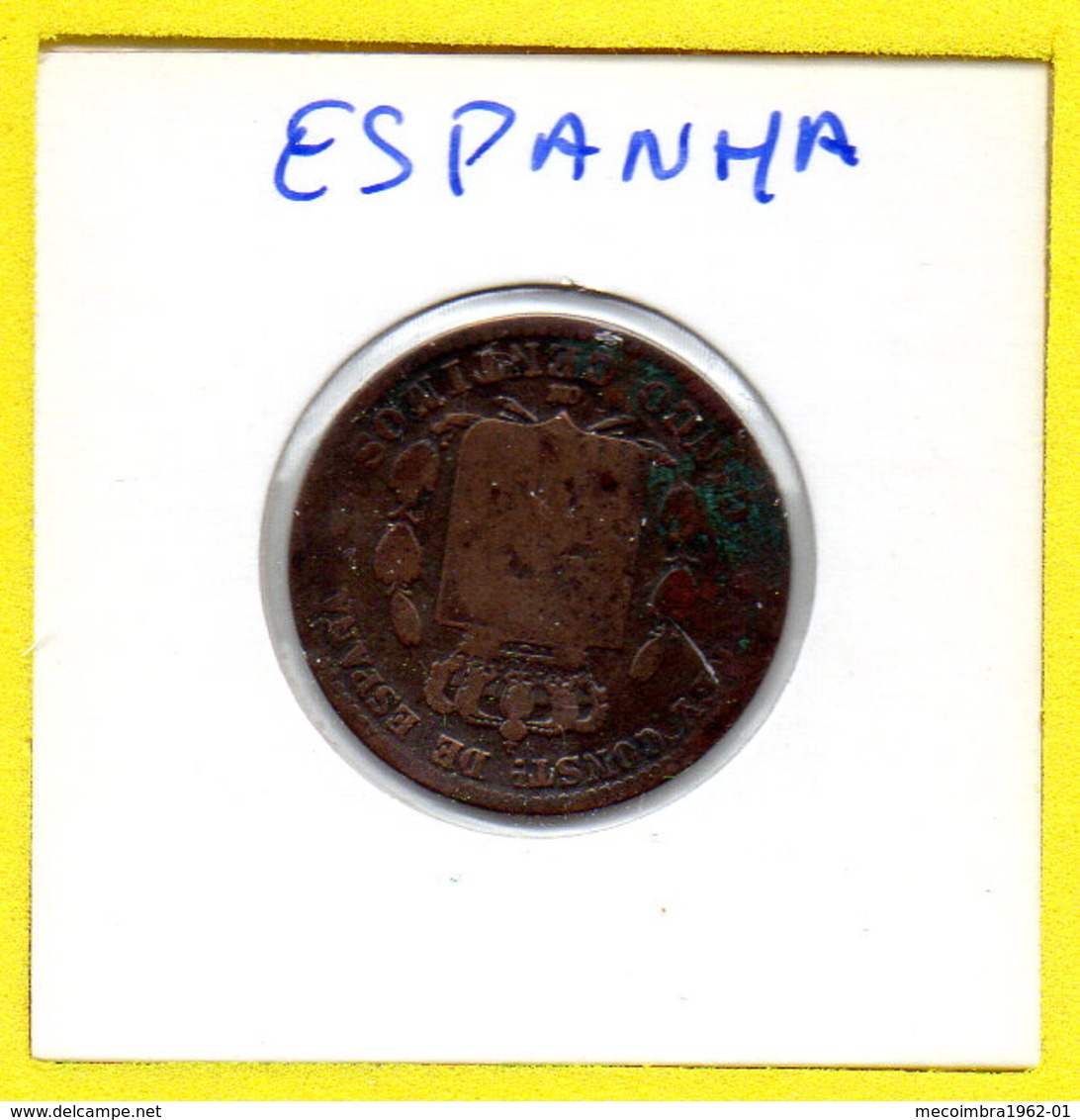 MEC 62 / - Republica Espanhola  - / 5 Centimes 1877 OM / Barcelona /- L-617 - Autres & Non Classés
