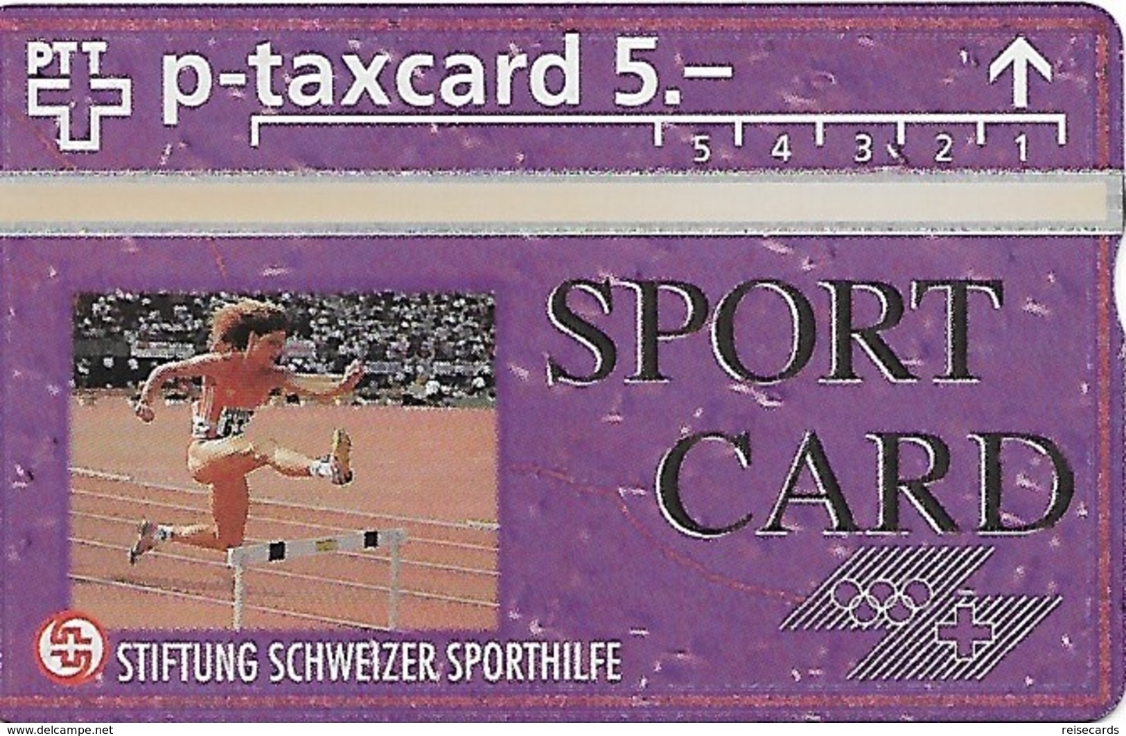 PTT-p: KP-93/56H 403L Stiftung Schweizer Sporthilfe - Sportcard Leichtathletik - Schweiz