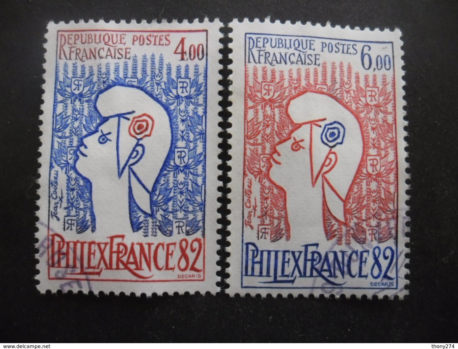 FRANCE N°2216 Et 2217 Oblitérés - Kilowaar (max. 999 Zegels)