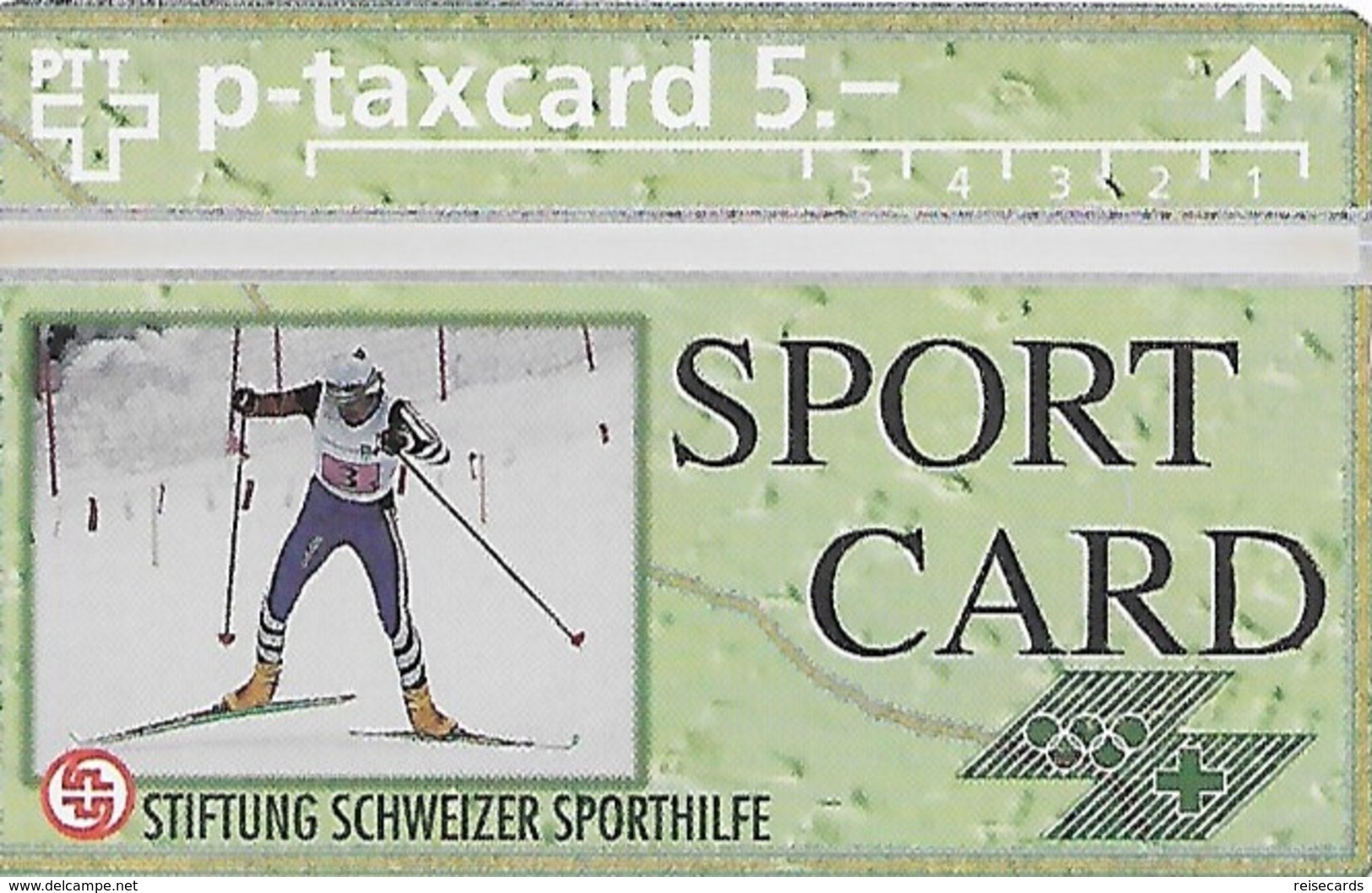 PTT-p: KP-93/56K 405L Stiftung Schweizer Sporthilfe - Sportcard Ski Nordisch - Schweiz