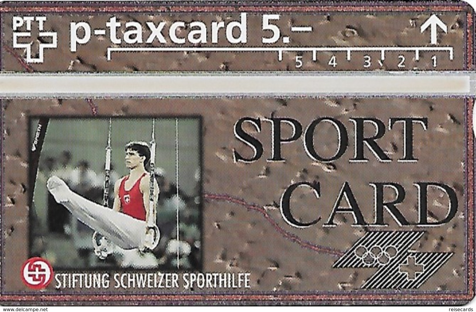 PTT-p: KP-93/56L 407L Stiftung Schweizer Sporthilfe - Sportcard Kunstturnen - Schweiz