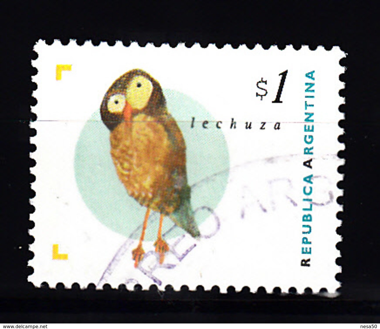 Argentinie 1995 Mi Nr 2266, Vogel, Bird, Kerkuil, Owl - Gebruikt