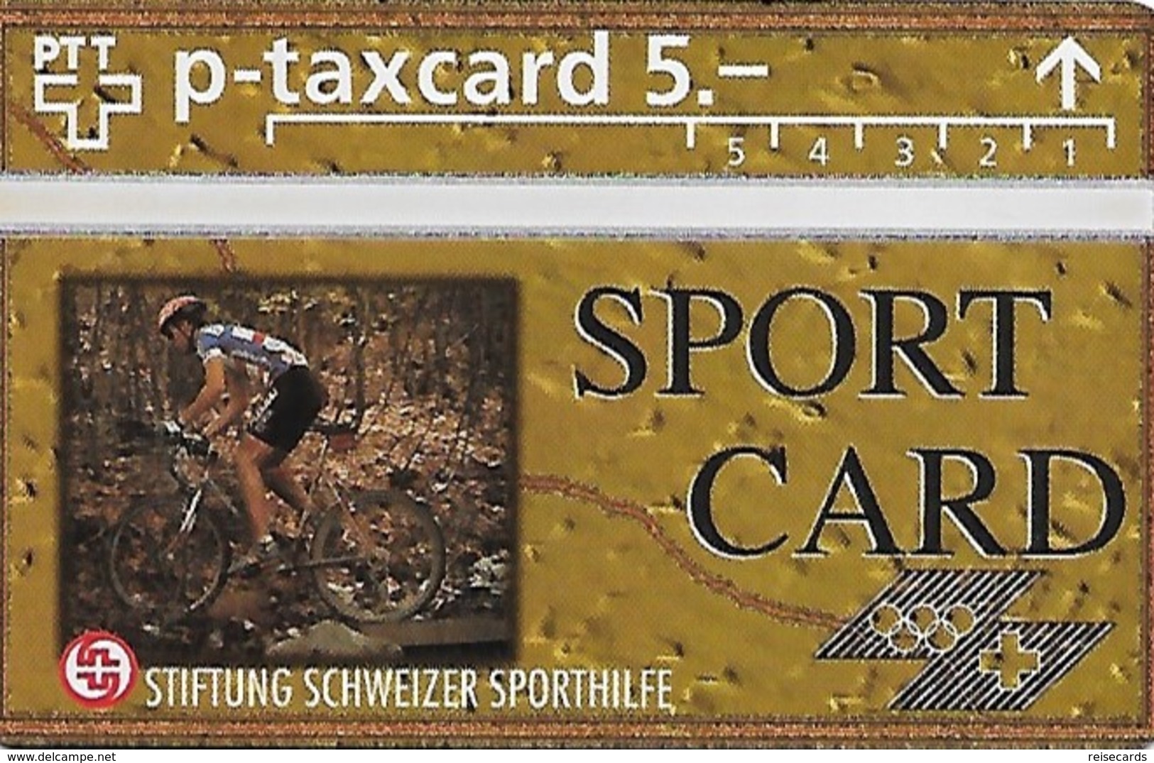 PTT-p: KP-93/56M 407L Stiftung Schweizer Sporthilfe - Sportcard Mountenbike - Switzerland