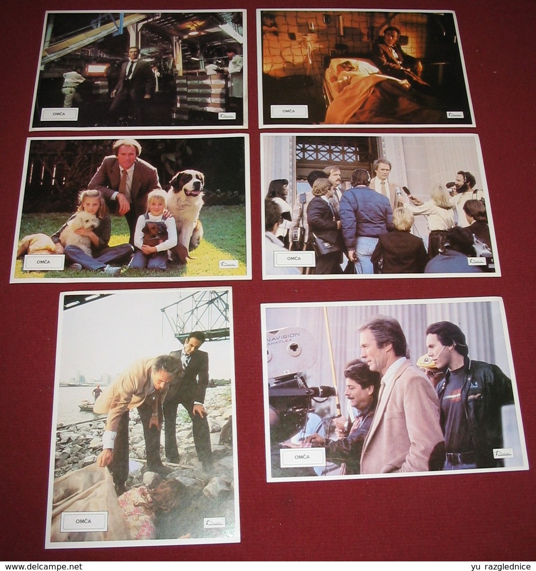 Clint Eastwood TIGHTROPE Genevieve Bujold  - 6x Yugoslavian Lobby Cards - Fotos