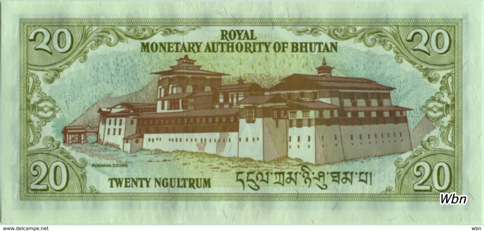 Bhutan 20 Ngultrum (P23) -UNC- - Bhoutan