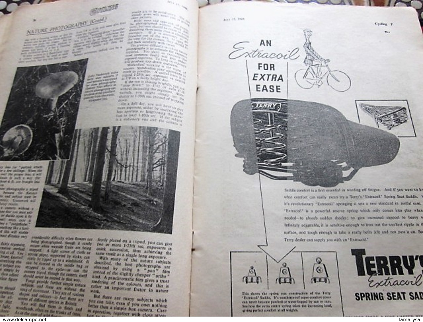 1949 BICYCLE CYCLING THE CYCLIST'S WEEKLY-NEWSPAPER-ADVERTISSING-PHOTOS DIVERS-PUBLICITÉ EPOQUE-BSA-FIRESTONE CYCLISME