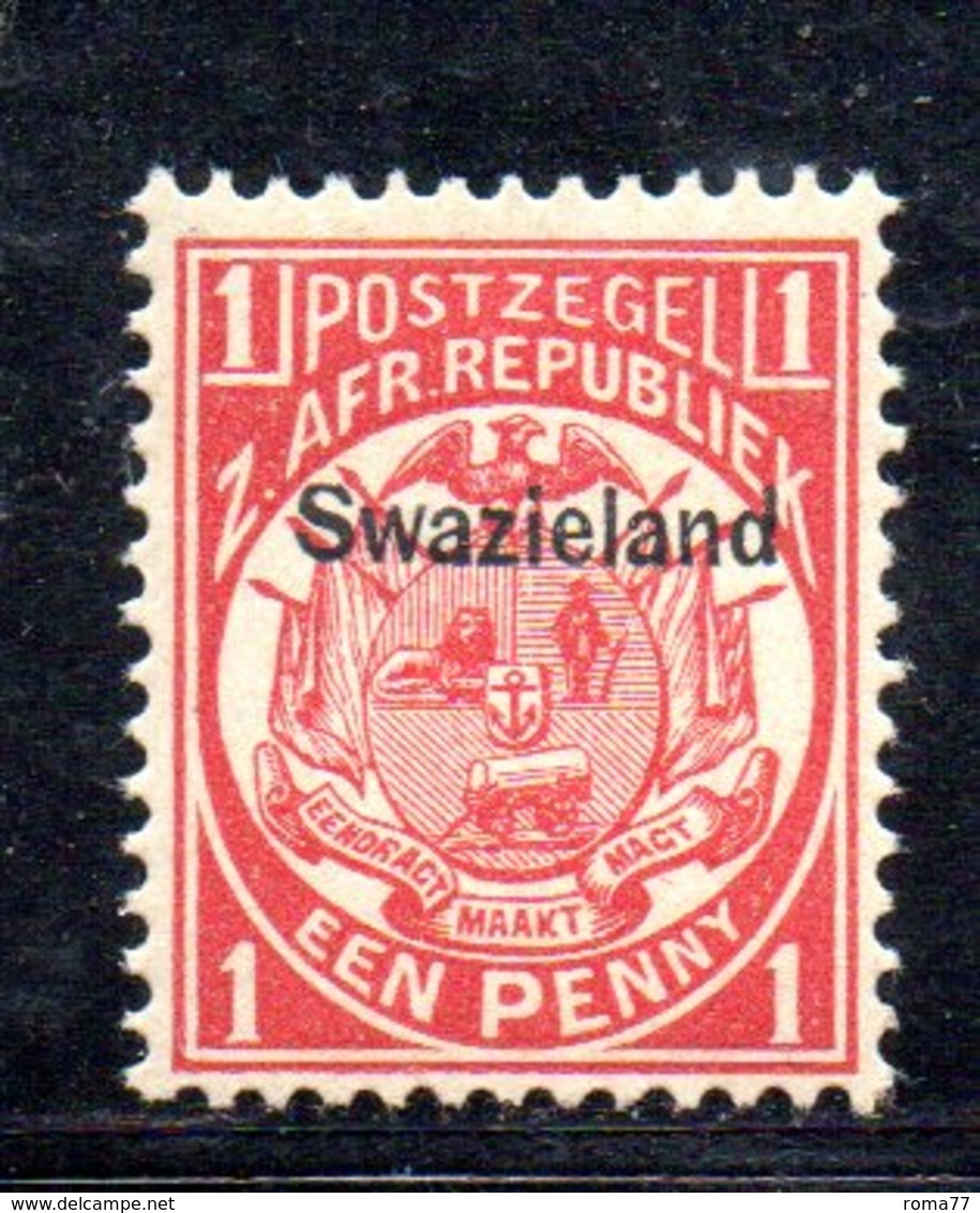 XP5066 - SWAZILAND 1889 , 1 P. Yvert N. 3  Nuovo  * - Swaziland (...-1967)