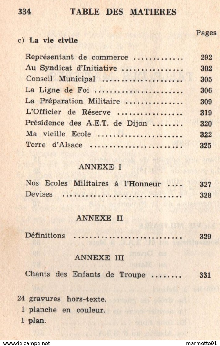 AET ANCIEN ENFANT DE TROUPE BILLOM 1916 1920 RECIT ARMEE LIBERATION 1ere DFL - French