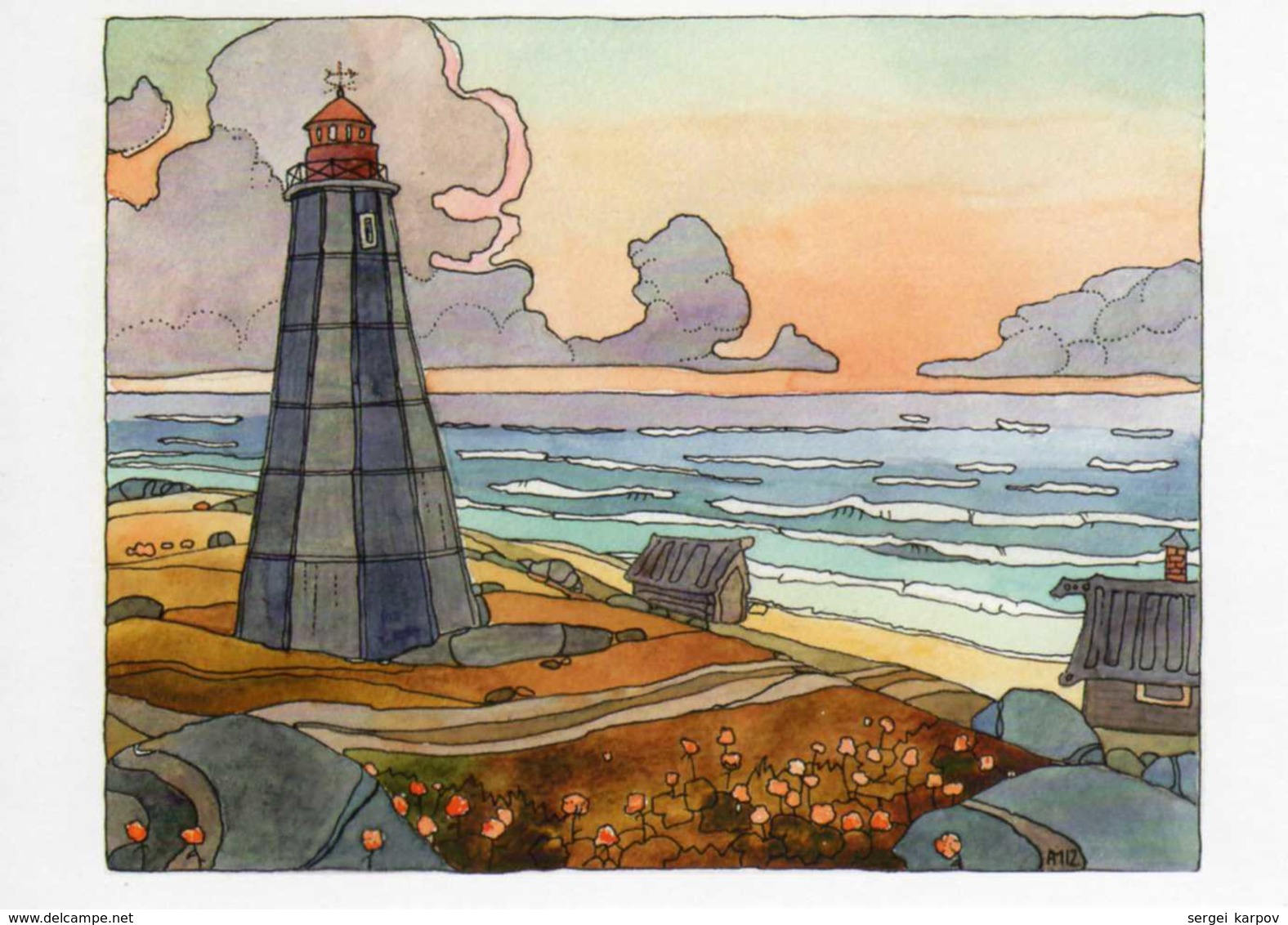 Lighthouses Of The North Of Russia, Set Of Postcards. - Fari