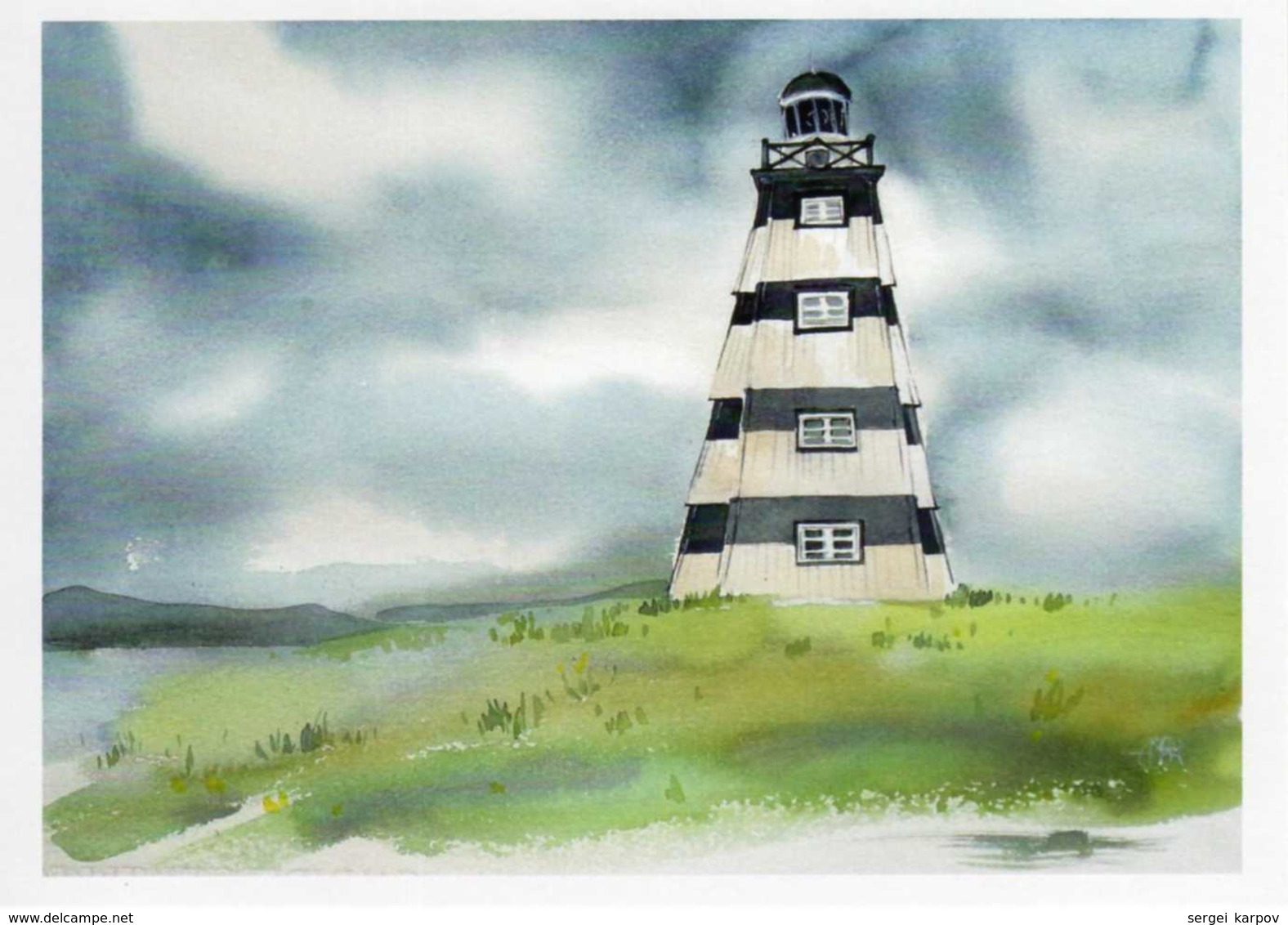 Lighthouses of the North of Russia, set of postcards.