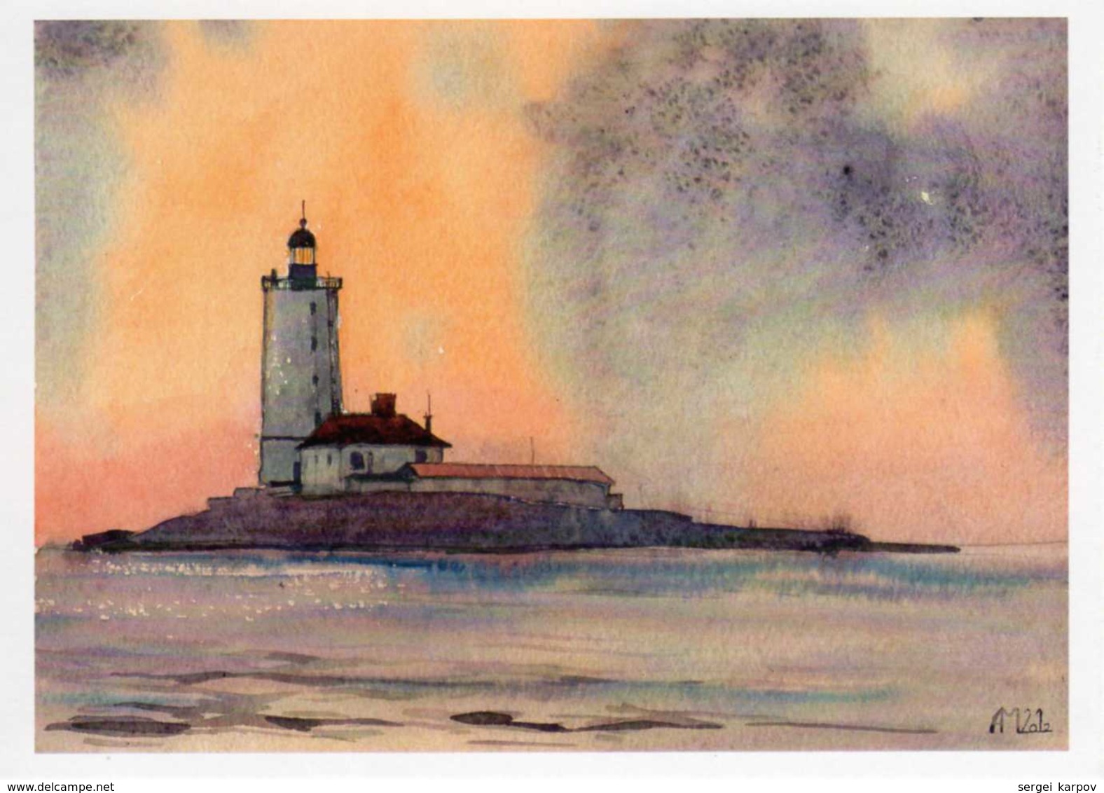 Lighthouses of the North of Russia, set of postcards.