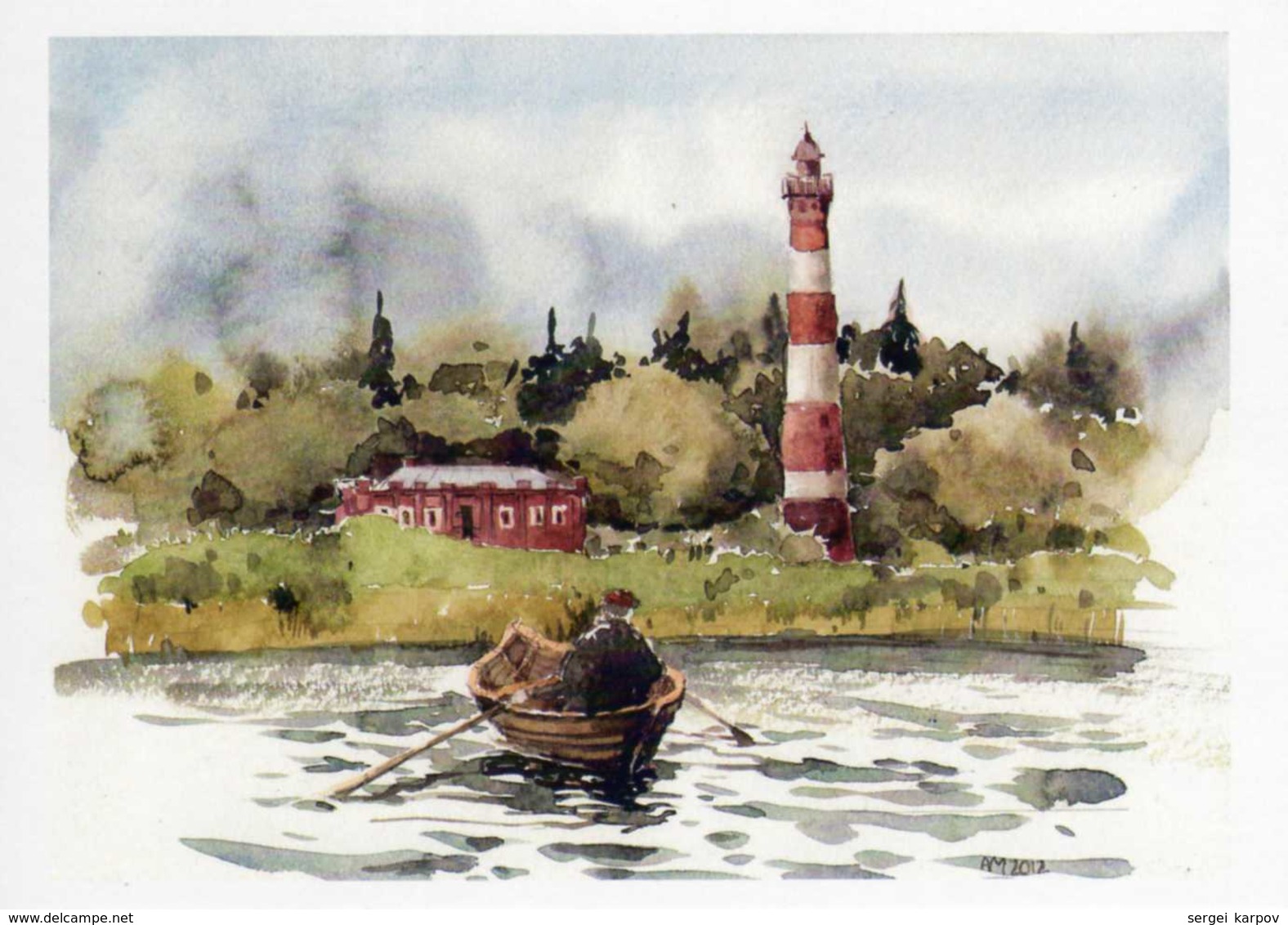 Lighthouses of the North of Russia, set of postcards.