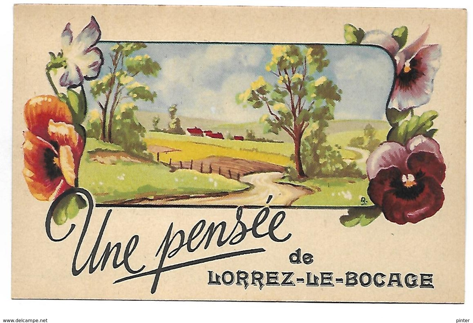 Une Pensée De LORREZ LE BOCAGE - Lorrez Le Bocage Preaux